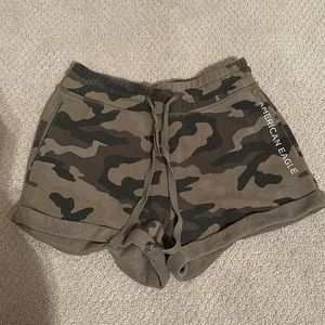 Cute camo draw string American eagle lounge shorts